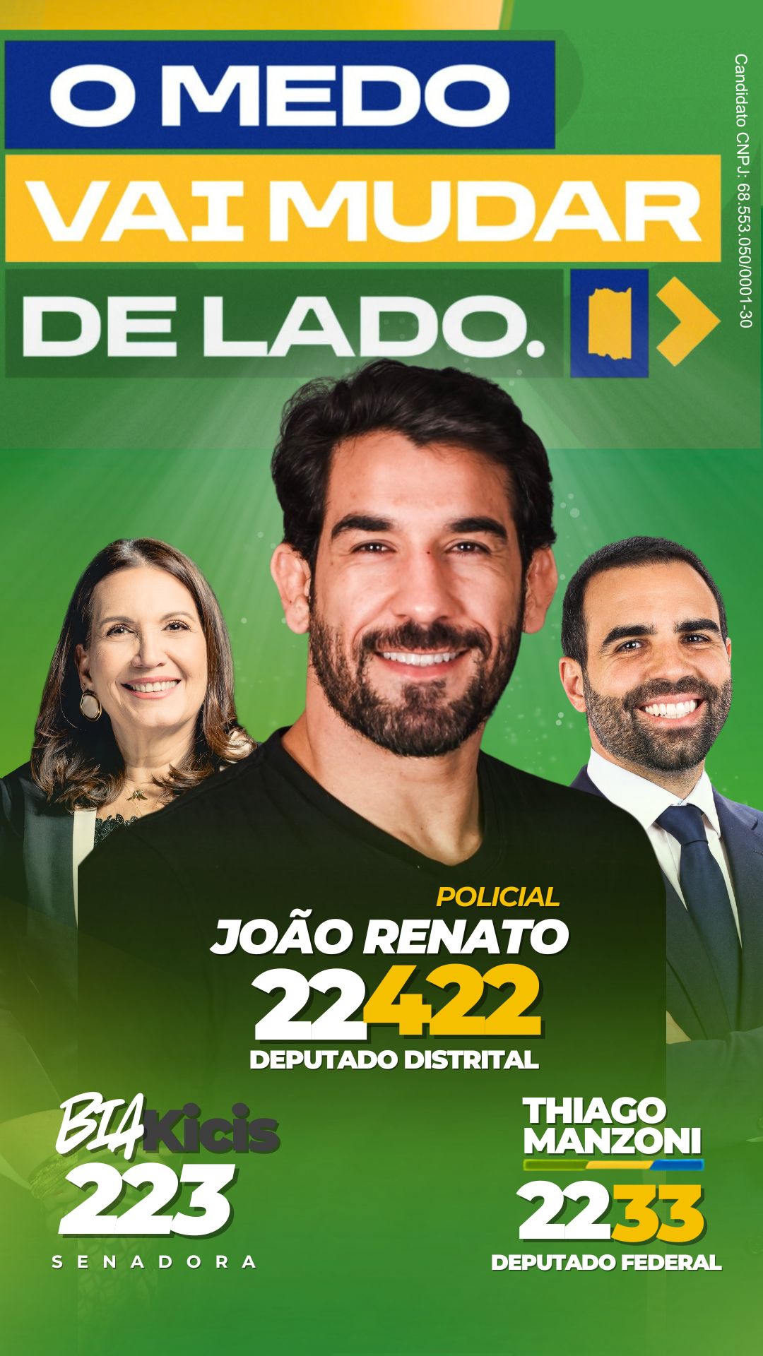 Chapa do Partido Liberal no Distrito Federal
